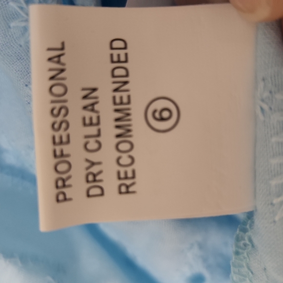 NWT 1XL Shein baby blue eyelet top - Picture 8 of 8